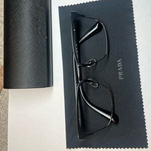 Prada Men's Black Designer Glasses
